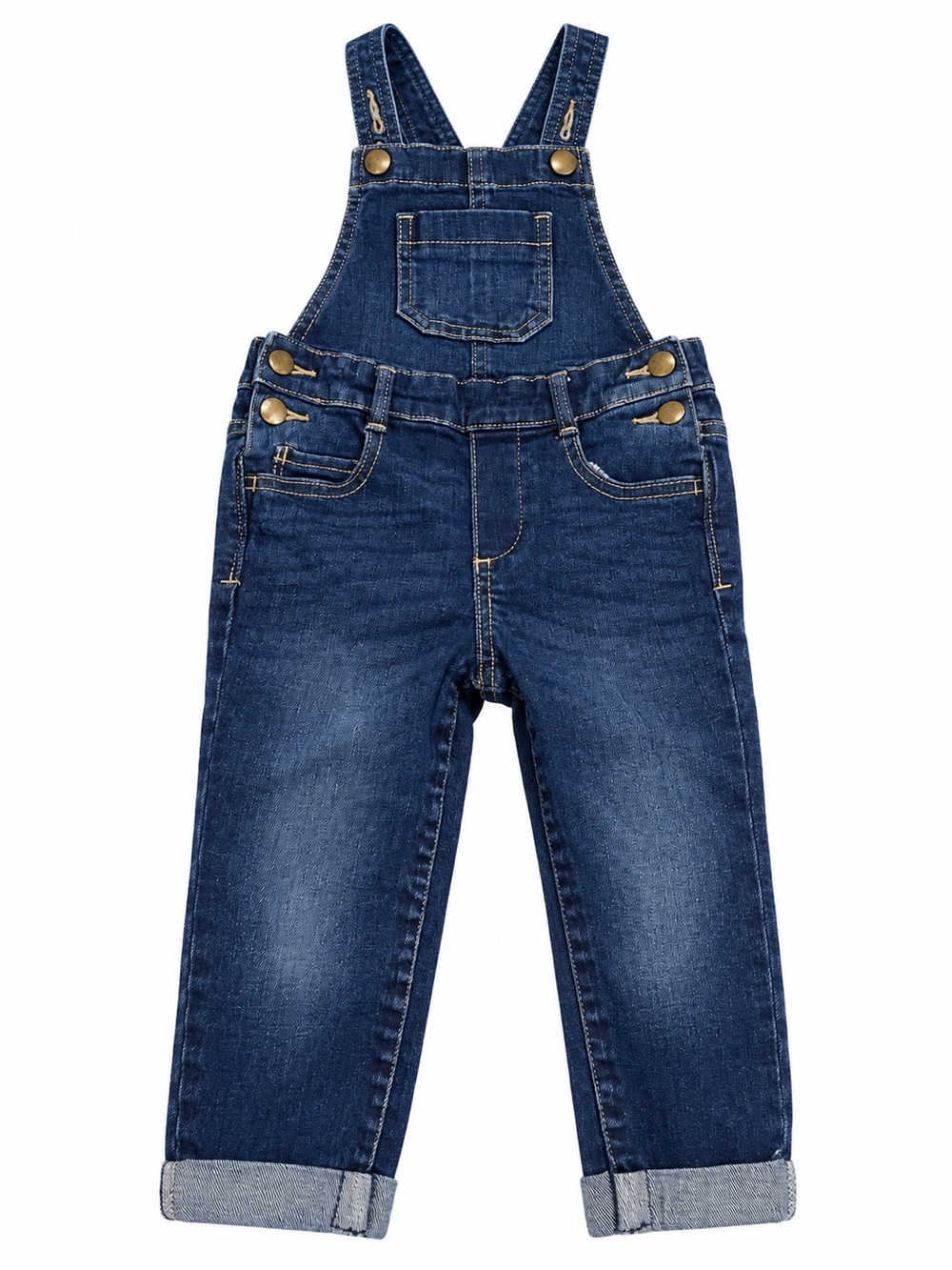 Old Navy Navy Blue Denim Kids Overalls